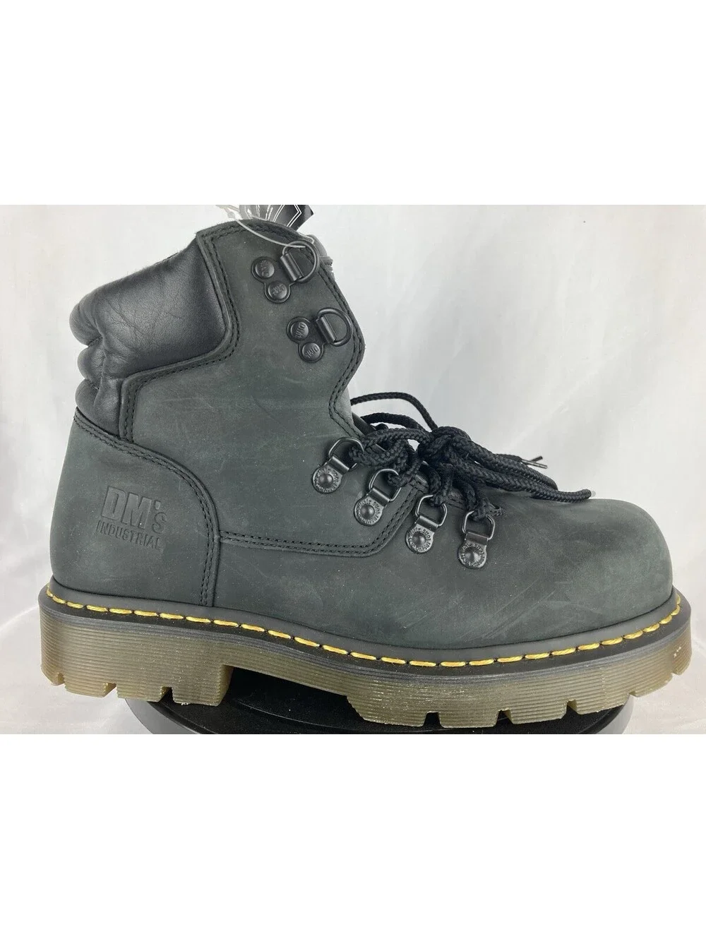 NEW Men’s Size 10 Dr. Martens 88836 Industrial Steel Toe Boots Black Leather